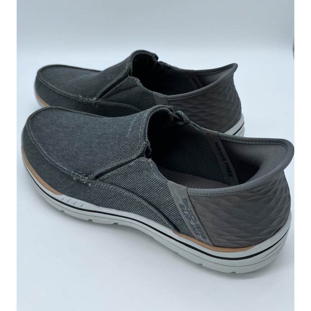 Skechers Shoes‎ Men's Black Sz 8 Slip-Ins Relaxed Fit Expected Cayson Casual